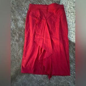 Zara linen skirt.